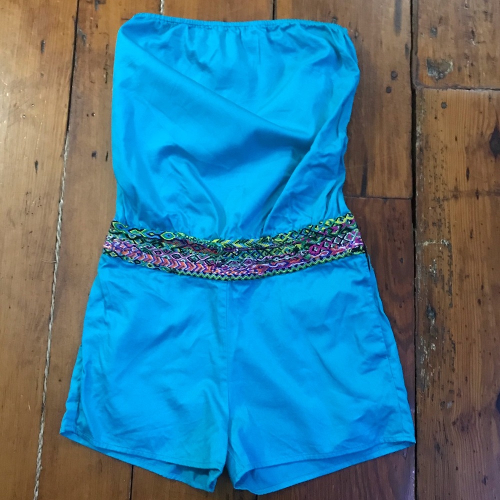 Larsen Gray friendship bracelet romper